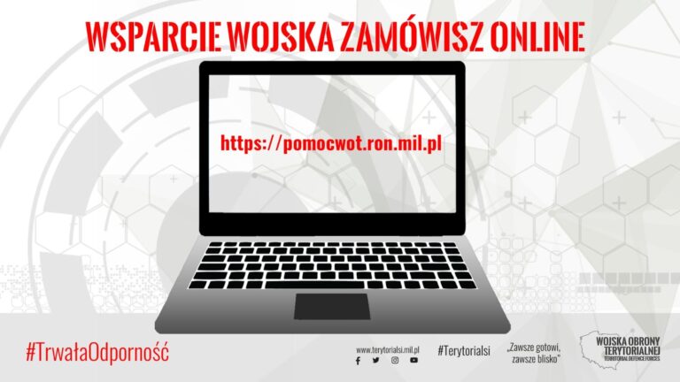 Wsparcie wojska zamówisz online