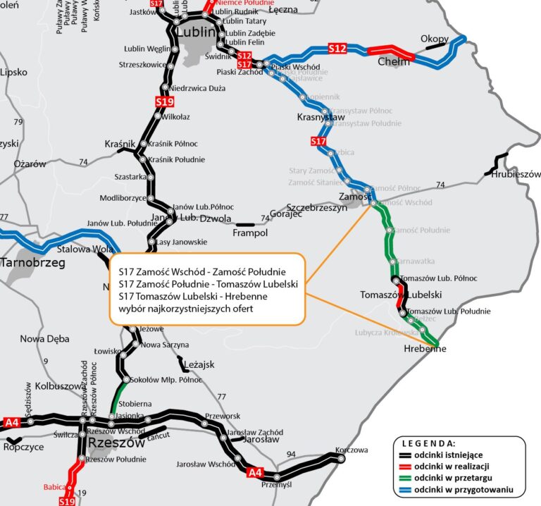 2 miliardy na budowę ekspresówki Zamość – Hrebenne