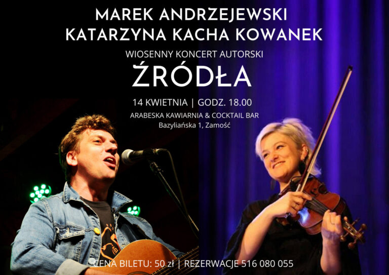 Wiosenny koncert w kawiarni Arabeska