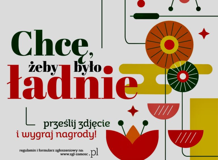 Konkurs na najładniejszy balkon, ogródek lub podwórko w mieście. 